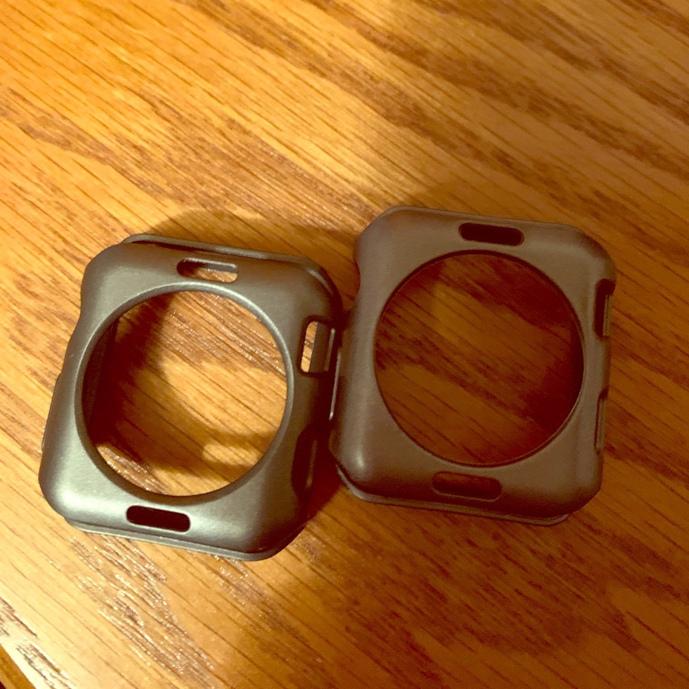 Two Apple Watch  protectors